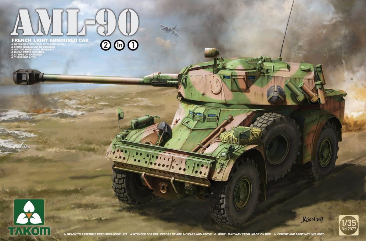 Takom 2077 French Light Armored Car AML-90