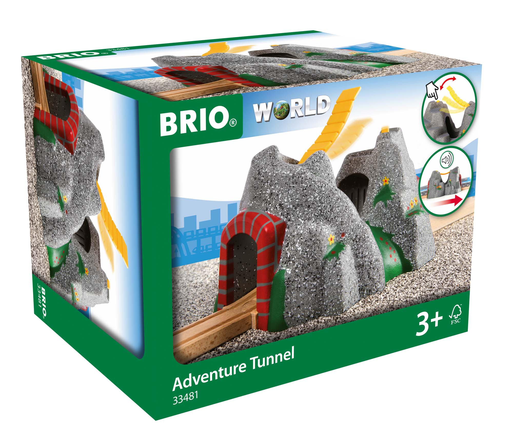 BRIO 33481 Túnel de aventuras