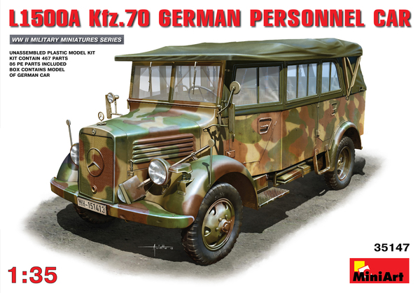MiniArt 35147 L1500A (Kfz.70) German Personnel Car