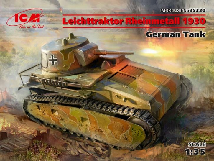 ICM 35330 Leichttraktor Rheinmetall 1930 German Tank