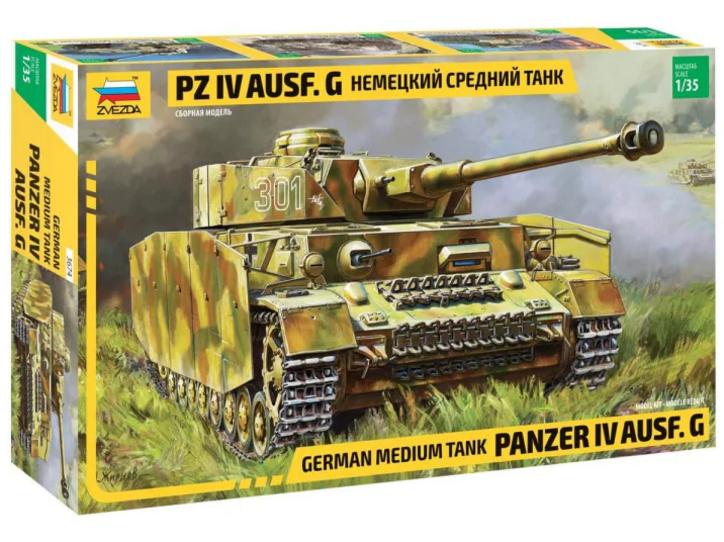 Zvezda 3674 German Medium Tank Panzer IV - Ausf. G
