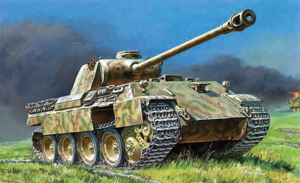 Zvezda 3678 Pz.Kpfv.V Panther (Ausf.D)
