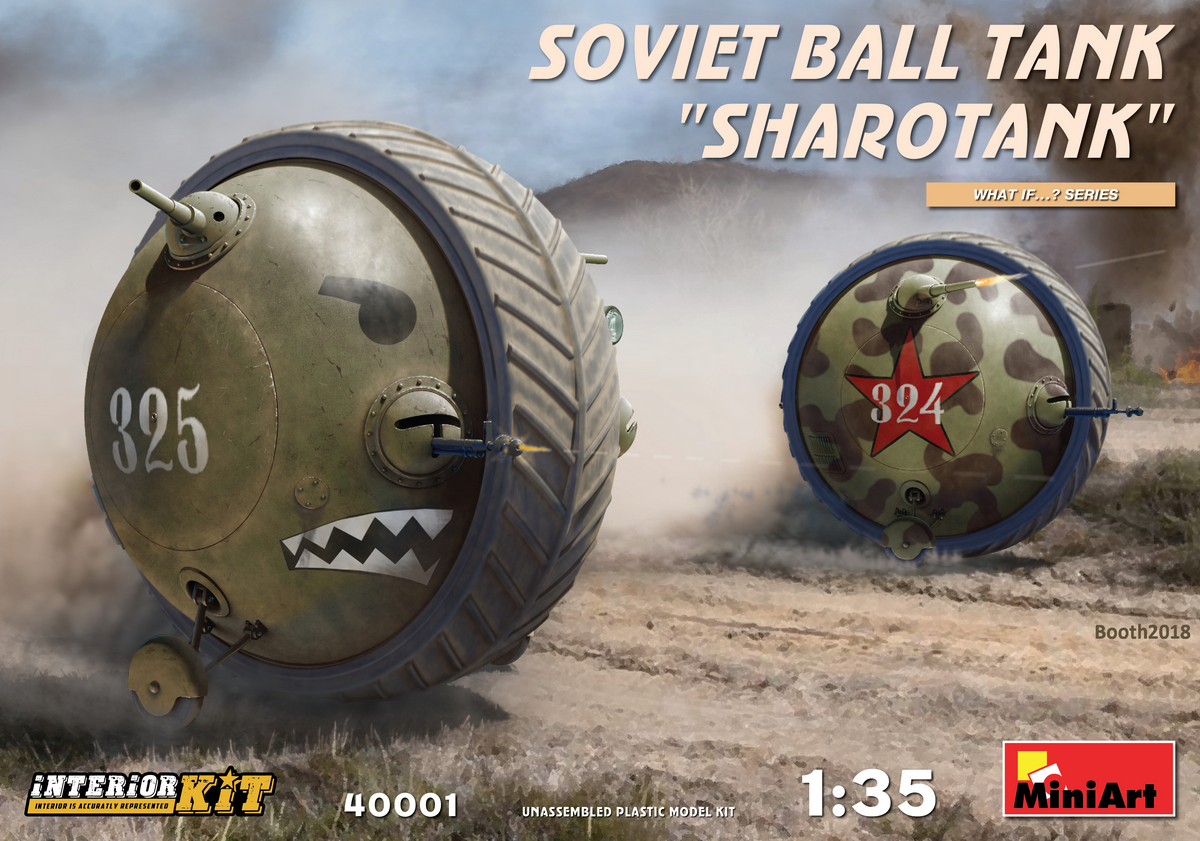 MiniArt 40001 SOVIET BALL TANK “Sharotank”