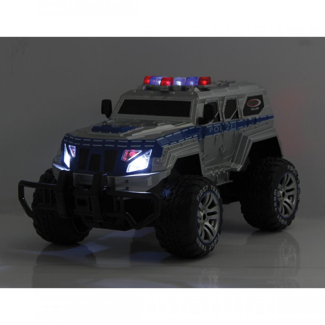JAMARA 410032 Policía Coche blindado Monstertruck 1:12 27MHz LED