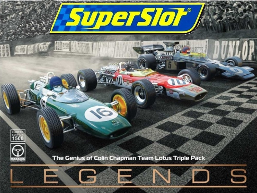 Superslot H4184A The Genius of Colin Chapman - Lotus GP Triple Pack
