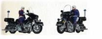 Aneste 4451 Moto Harley escolta circulando