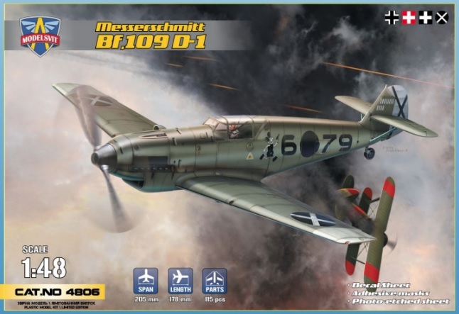 Zvezda 4806 Messerschmitt Bf 109D-1