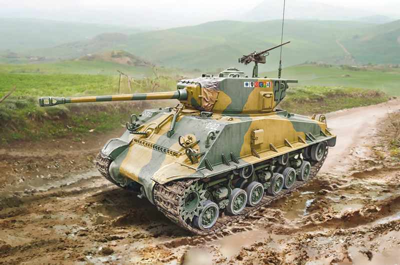 Italeri 6586 Sherman M4A3E8 - Korean War