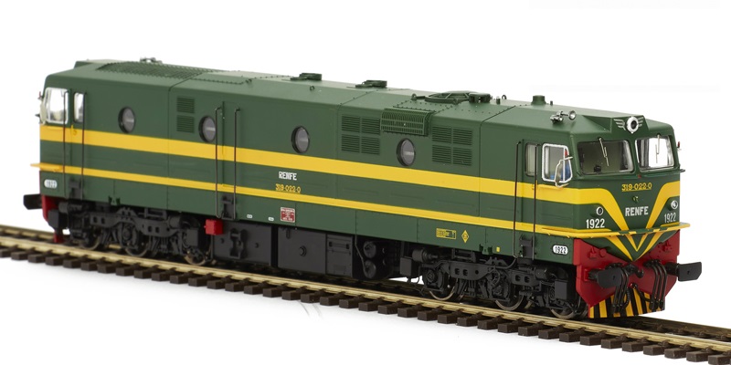 Mabar 81517 Locomotora diesel de Renfe 319-022