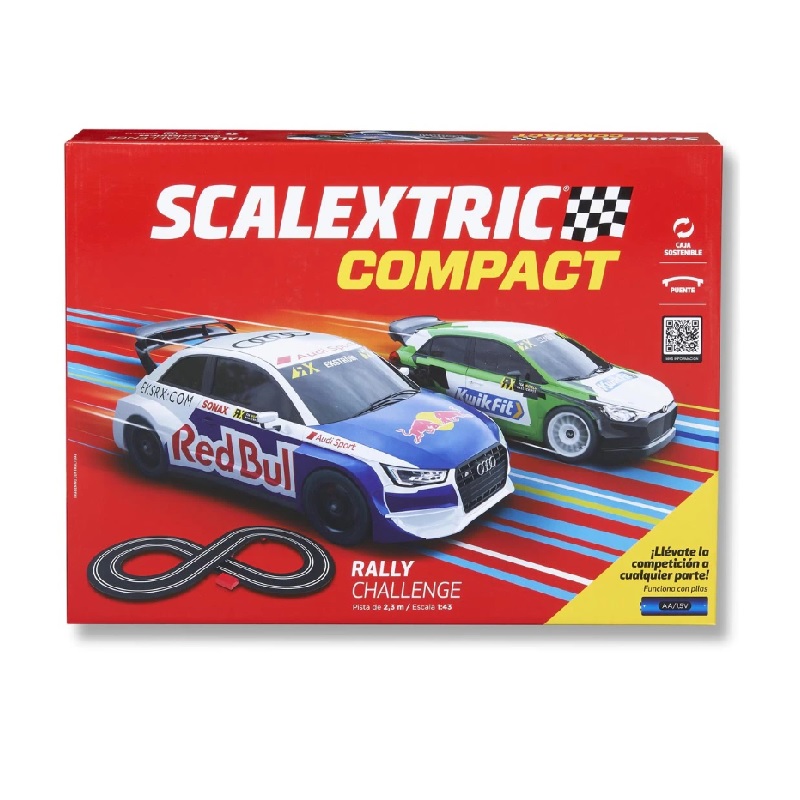 Compact C10412S500 Rally Challenge SCALEXTRIC COMPACT Slot