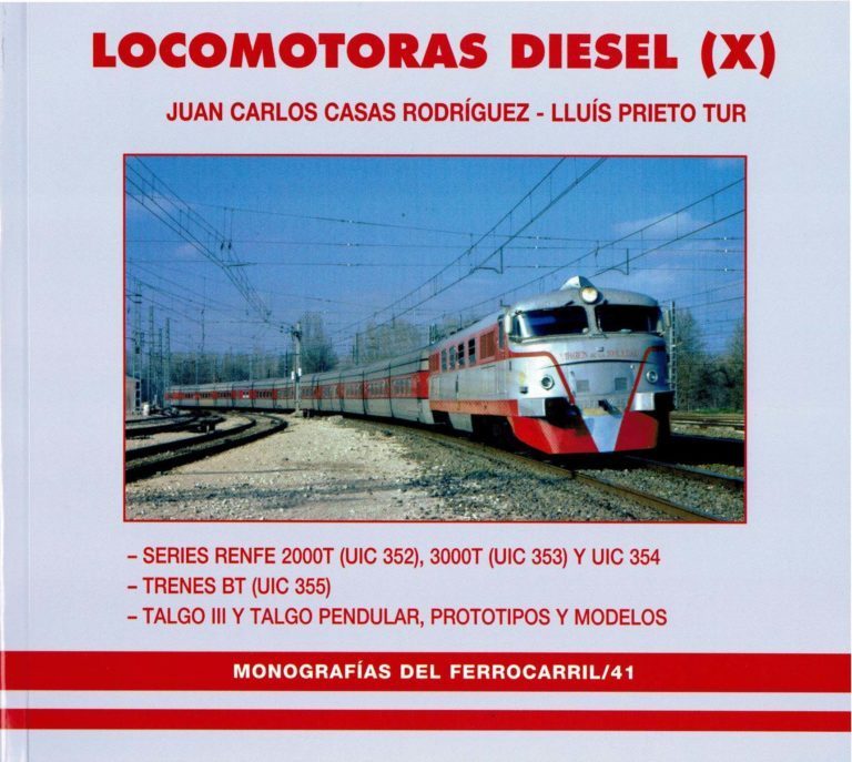 Monografias del Ferrocarril 41. Locomotoras diesel X