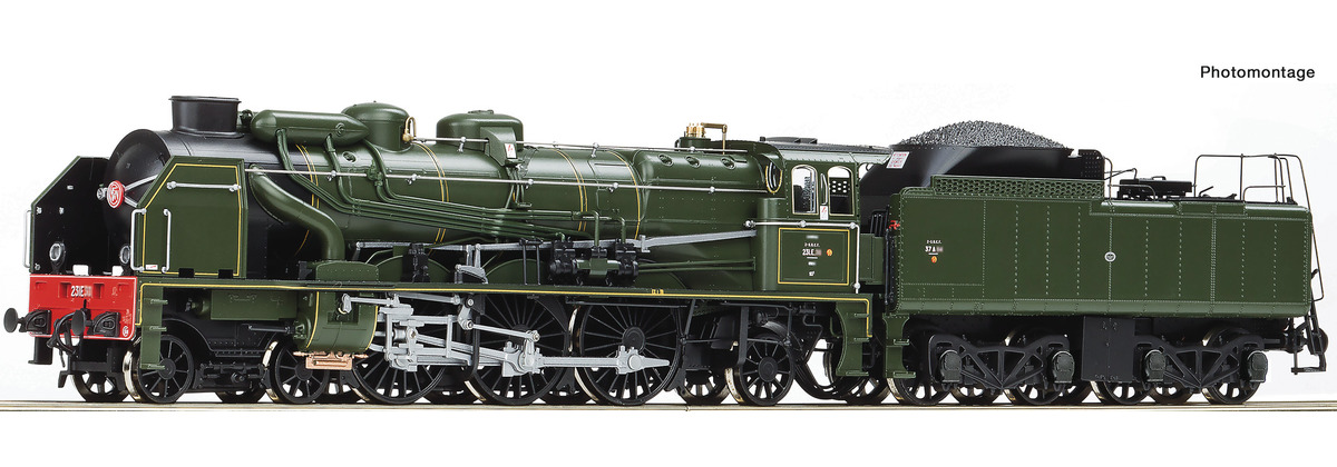 Roco 73078 Locomotora de vapor serie 231 E, SNCF