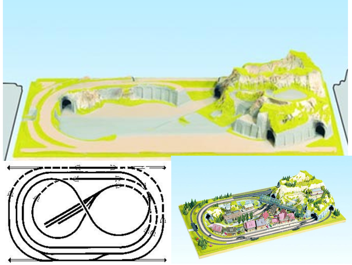 Miniatures : Noch 83870 - Plateau Staufen 1:160, 140, x 69 cm