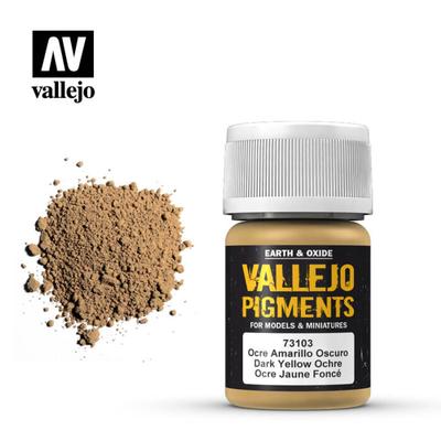 Vallejo Pigments 73103 Ocre Amarillo Oscuro